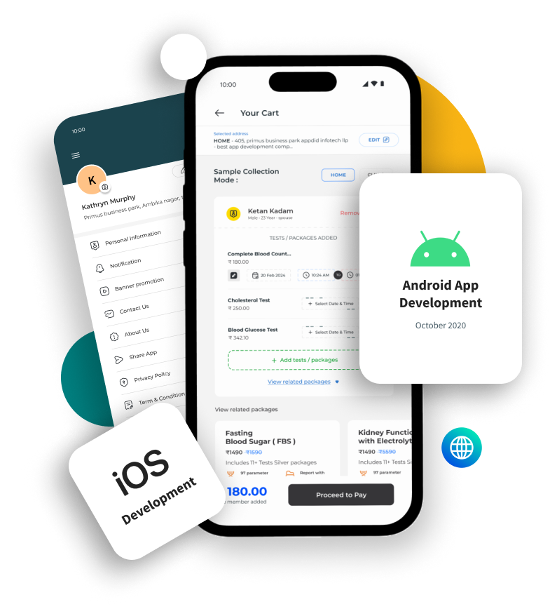 Mobile App Screens
